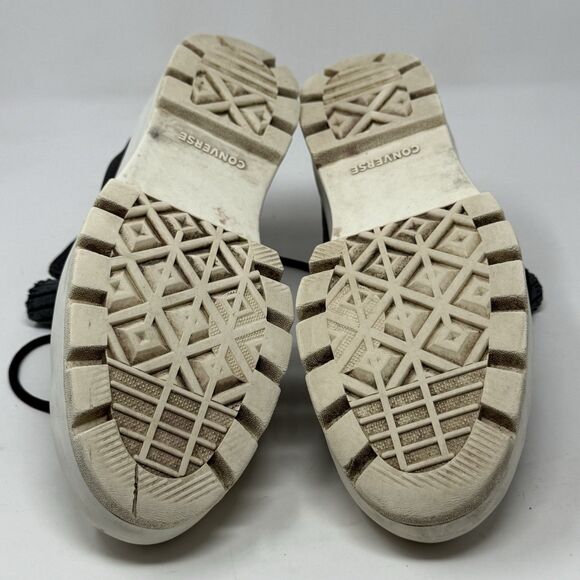 Converse All Star Chuck GoreTex Lugged Soles High Shoes Womens 9.5 Black Leather - Picture 15 of 16